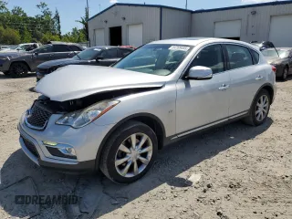 2017 Infiniti QX50 z VIN JN1BJ0RP5HM381941, wystawiony jako Copart lot #54769485 z przebiegiem 94 696 mil mil oraz Szkody całkowita. Historia ofert i sprzedaży dostępna na DreamBid. Obrazek 1.