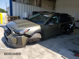 2025 Subaru Outback Onyx with VIN 4S4BTALCXS3173503, listed as a Copart auction lot 61924055 with 6,330 mi miles and Salvage title. Bid and sale history available at DreamBid. Image 1.
