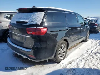 2019 Kia Sedona EX with VIN KNDMC5C16K6548143, listed as a Copart auction lot 41879835 with 230,976 mi miles and Clean Title. Bid and sale history available at carsss.com. Image 3.