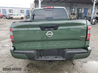 2024 Nissan Frontier SV with VIN 1N6ED1EJ8RN610758, listed as a Copart auction lot 44508075 with 3,600 mi miles and Salvage Title. Bid and sale history available at carsss.com. Image 6.