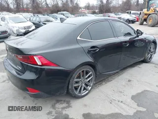 2014 Lexus IS 350 with VIN JTHBE1D26E5011864, listed as a IAAI auction lot 38611471 with 7,677 mi miles. Bid and sale history available at carsss.com. Image 4.