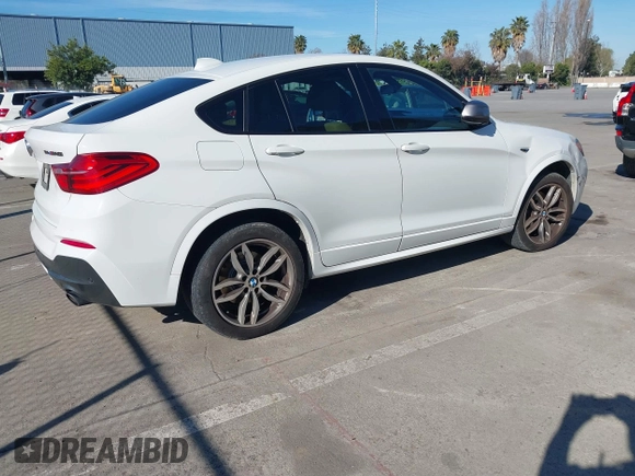 2017 BMW X4 M40i с VIN 5UXXW7C59H0U25191, выставлен на аукционе IAAI как лот 41867852 с пробегом 76 301 миль миль и . История ставок и продаж доступна на DreamBid. Изображение 4.