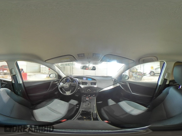 2012 Mazda 3 i Touring with VIN JM1BL1V88C1683763, listed as a Copart auction lot 57326725 with 132,544 mi miles and Salvage title. Bid and sale history available at DreamBid. Image 14.
