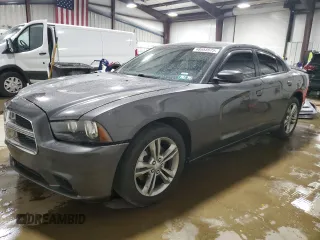 2014 Dodge Charger SXT with VIN 2C3CDXJG1EH115008, listed as a Copart auction lot 48655975 with 92,458 mi miles and Salvage Title. Bid and sale history available at carsss.com. Image 1.