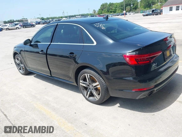 2017 Audi A4 Premium Plus z VIN WAULNAF40HN035471, wystawiony jako IAAI lot #42220167 z przebiegiem 84 468 mil mil oraz . Historia ofert i sprzedaży dostępna na DreamBid. Obrazek 3.