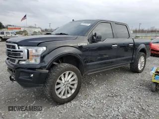 2019 Ford F-150 Limited with VIN 1FTEW1EG7KFB51840, listed as a Copart auction lot 44826385 with 141,289 mi miles and Salvage Title. Bid and sale history available at carsss.com. Image 1.