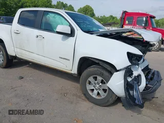 2020 Chevrolet Colorado 4WD Work Truck with VIN 1GCGTBEN0L1221649, listed as a IAAI auction lot 42264115 with 43,812 mi miles and . Bid and sale history available at DreamBid. Image 1.