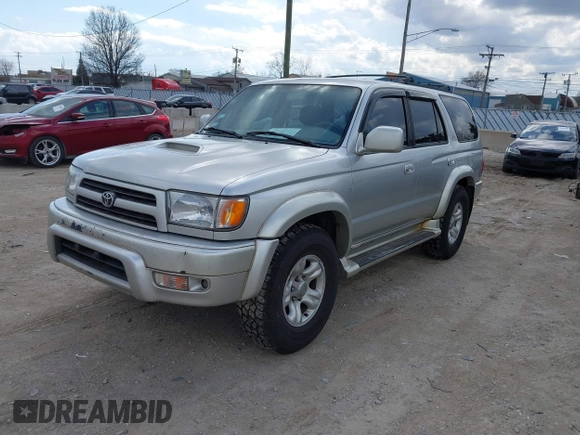 2001 Toyota 4Runner SR5 z VIN JT3HN86R610354474, wystawiony jako IAAI lot #41873100 z przebiegiem 340 628 mil mil oraz . Historia ofert i sprzedaży dostępna na DreamBid. Obrazek 2.