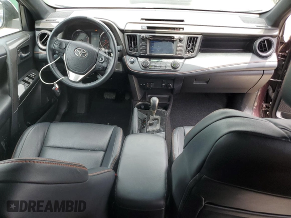 2018 Toyota RAV4 SE with VIN 2T3NFREV8JW444933, listed as a Copart auction lot 55832085 with 75,445 mi miles and Salvage title. Bid and sale history available at DreamBid. Image 8.