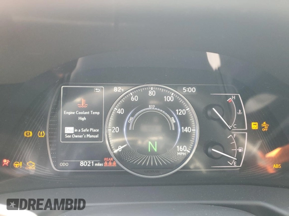 2024 Lexus ES 300h with VIN 58ADA1C10RU040064, listed as a Copart auction lot 58858825 with 8,021 mi miles and Salvage title. Bid and sale history available at DreamBid. Image 9.