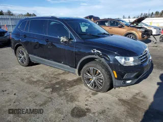 2019 Volkswagen Tiguan SE with VIN 3VV2B7AX6KM091154, listed as a Copart auction lot 86488074 with 63,605 mi miles and Salvage Title. Bid and sale history available at DreamBid. Image 4.