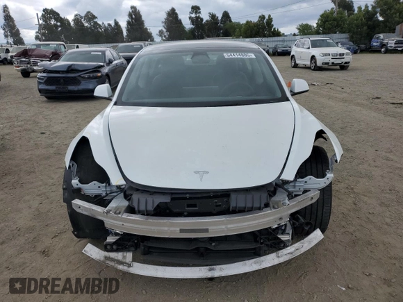2022 Tesla Model 3 with VIN 5YJ3E1EA4NF207232, listed as a Copart auction lot 54414805 with Not Provided miles and Salvage Title. Bid and sale history available at DreamBid. Image 5.