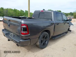 2024 Ram 1500 Lone Star with VIN 1C6SRFFT1RN125616, listed as a IAAI auction lot 42053680 with 57,274 mi miles and . Bid and sale history available at DreamBid. Image 4.