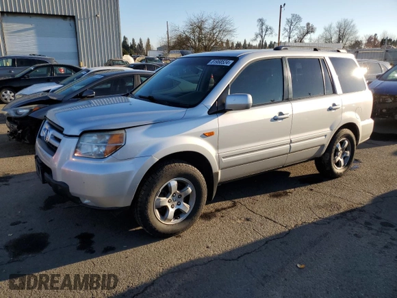 2008 Honda Pilot EX-L with VIN 5FNYF28778B030544, listed as a Copart auction lot 81958524 with 155,947 mi miles and Salvage Title. Bid and sale history available at DreamBid. Image 1.