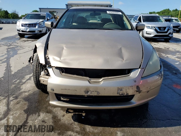 2005 Honda Accord EX with VIN 1HGCM56795A020222, listed as a Copart auction lot 55426085 with 167,997 mi miles and Salvage Title. Bid and sale history available at DreamBid. Image 5.