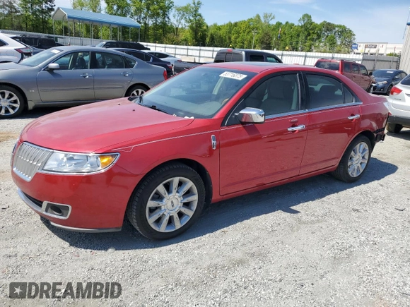 2010 Lincoln MKZ with VIN 3LNHL2GC4AR755624, listed as a Copart auction lot 53716375 with 89,788 mi miles and Clean Title. Bid and sale history available at DreamBid. Image 1.