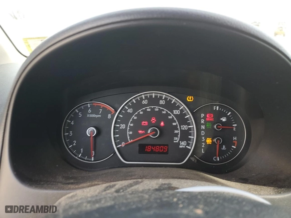 2007 Suzuki SX4 with VIN JS2YB413775101553, listed as a Copart auction lot 86815574 with 184,809 mi miles and Salvage Title. Bid and sale history available at carsss.com. Image 9.
