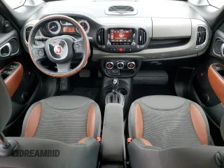 2014 FIAT 500L Trekking with VIN ZFBCFADH7EZ019538, listed as a Copart auction lot 82494444 with 18,550 mi miles and Salvage Title. Bid and sale history available at carsss.com. Image 8.
