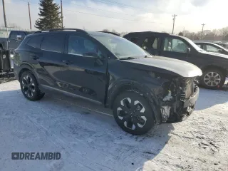 2023 Kia Sportage X-Line with VIN 5XYK6CAFXPG097403, listed as a Copart auction lot 43852115 with 47,237 mi miles and Salvage Title. Bid and sale history available at carsss.com. Image 4.