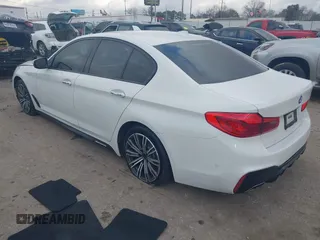 2017 BMW 5 Series 540i with VIN WBAJE5C3XHG913955, listed as a IAAI auction lot 41499473 with 107,227 mi miles and . Bid and sale history available at carsss.com. Image 3.