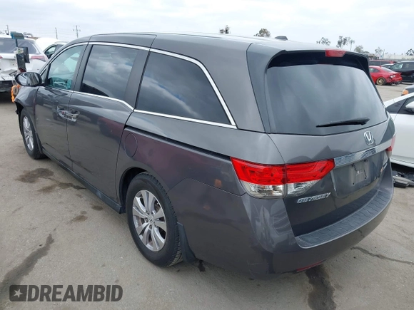 2016 Honda Odyssey SE with VIN 5FNRL5H32GB090144, listed as a IAAI auction lot 42190766 with 40,206 mi miles and . Bid and sale history available at DreamBid. Image 3.