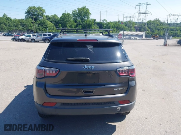 2018 Jeep Compass Sport с VIN 3C4NJCAB9JT411468, выставлен на аукционе IAAI как лот 42408617 с пробегом 86 042 миль миль и . История ставок и продаж доступна на DreamBid. Изображение 16.