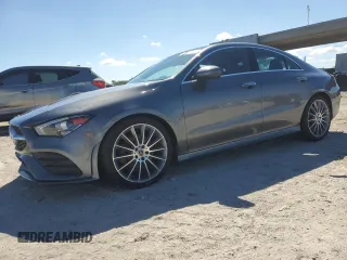 2021 Mercedes-Benz CLA with VIN W1K5J4GB1MN203365, listed as a Copart auction lot 49823145 with 42,860 mi miles and Non Repairable. Bid and sale history available at carsss.com. Image 1.