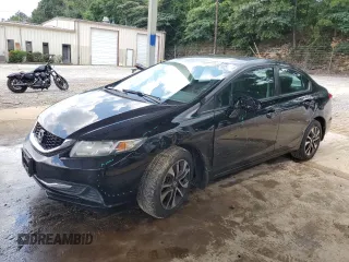 2015 Honda Civic EX z VIN 19XFB2F81FE093611, wystawiony jako Copart lot #60921255 z przebiegiem 81 488 mil mil oraz Szkoda całkowita • Salvage title. Historia ofert i sprzedaży dostępna na DreamBid. Obrazek 1.