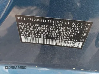 2019 Volkswagen Jetta S с VIN 3VWC57BU4KM212243, выставлен на аукционе IAAI как лот 42103957 с пробегом 72 434 миль миль и . История ставок и продаж доступна на DreamBid. Изображение 9.