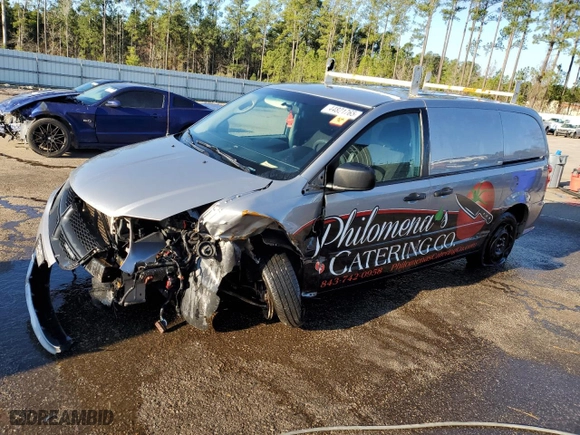 2013 Ram Cargo Van Tradesman with VIN 2C4JRGAG4DR771961, listed as a Copart auction lot 44821765 with 88,603 mi miles and Salvage Title. Bid and sale history available at carsss.com. Image 1.