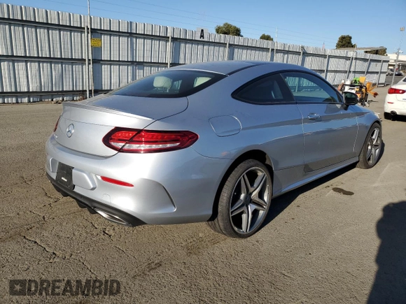 2023 Mercedes-Benz C 300 with VIN W1KWJ8DB2PG125672, listed as a Copart auction lot 61200474 with 11,699 mi miles and Salvage Title. Bid and sale history available at DreamBid. Image 3.