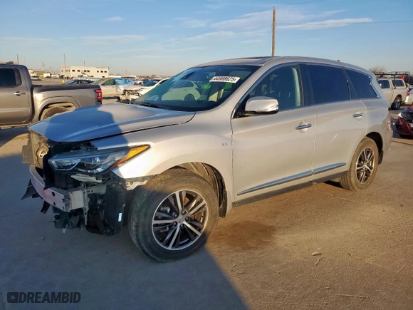 2019 Infiniti QX60 PURE with VIN 5N1DL0MN1KC556586, listed as a Copart auction lot 44988625 with NaN miles and Salvage Title. Bid and sale history available at carsss.com. Image 1.