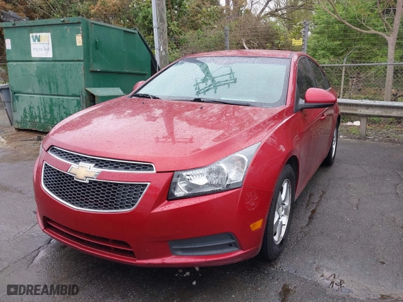 2011 Chevrolet Cruze LT w/1FL with VIN 1G1PE5S91B7110003, listed as a IAAI auction lot 41956466 with 118,831 mi miles. Bid and sale history available at carsss.com. Image 12.