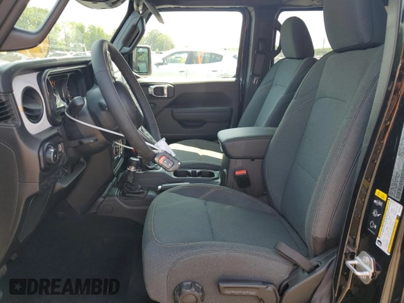 2025 Jeep Wrangler Sport S with VIN 1C4PJXDN1SW598688, listed as a Copart auction lot 61164725 with 281 mi miles and Clean title. Bid and sale history available at DreamBid. Image 7.