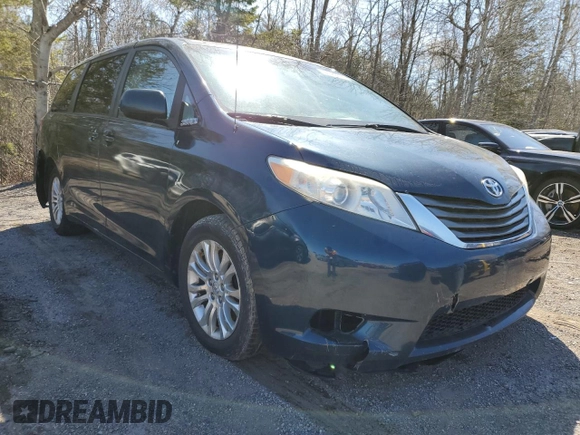 2011 Toyota Sienna XLE AAS with VIN 5TDYK3DC6BS055779, listed as a Copart auction lot 51589895 with Not Provided miles and Clean Title. Bid and sale history available at DreamBid. Image 4.