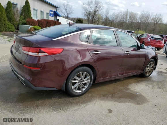 2019 Kia Optima LX with VIN 5XXGT4L3XKG338817, listed as a Copart auction lot 51666415 with 64,159 mi miles and Salvage Title. Bid and sale history available at carsss.com. Image 3.