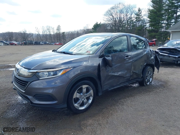 2019 Honda HR-V LX with VIN 3CZRU6H30KG718301, listed as a IAAI auction lot 41882469 with 75,686 mi miles. Bid and sale history available at carsss.com. Image 18.