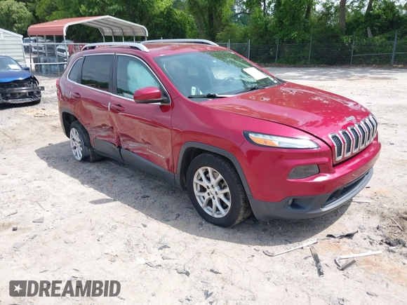2016 Jeep Cherokee Latitude with VIN 1C4PJLCB8GW320099, listed as a IAAI auction lot 42236076 with 186,000 mi miles and . Bid and sale history available at DreamBid. Image 1.