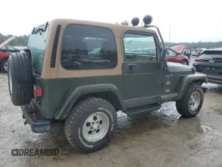 1997 Jeep Wrangler Sahara with VIN 1J4FY49SXVP453369, listed as a Copart auction lot 72826744 with 145,852 mi miles and Salvage Title. Bid and sale history available at carsss.com. Image 3.