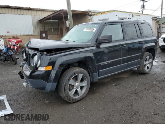 2016 Jeep Patriot High Altitude with VIN 1C4NJRFB1GD523644, listed as a Copart auction lot 58668995 with 77,179 mi miles and Salvage title. Bid and sale history available at DreamBid. Image 1.