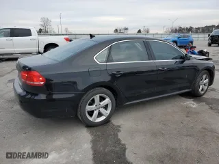 2013 Volkswagen Passat SE w/Sunroof with VIN 1VWBH7A37DC035915, listed as a Copart auction lot 42120935 with 126,331 mi miles and Salvage Title. Bid and sale history available at carsss.com. Image 3.