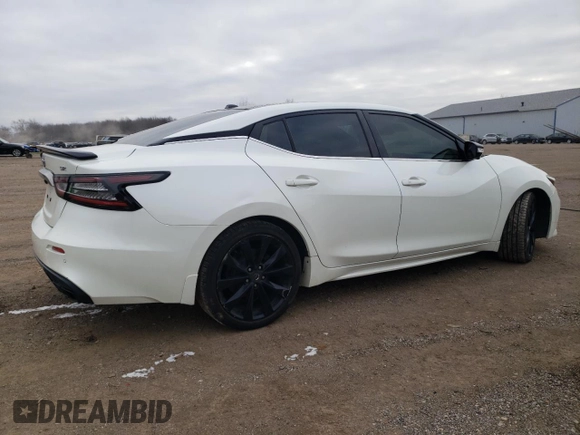 2019 Nissan Maxima SR with VIN 1N4AA6AV4KC376867, listed as a Copart auction lot 82721294 with 96,695 mi miles and Clean Title. Bid and sale history available at DreamBid. Image 3.