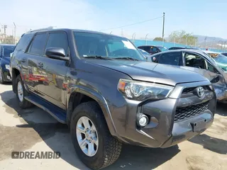 2018 Toyota 4Runner SR5 with VIN JTEBU5JR0J5516950, listed as a IAAI auction lot 41852545 with 75,729 mi miles. Bid and sale history available at carsss.com. Image 1.