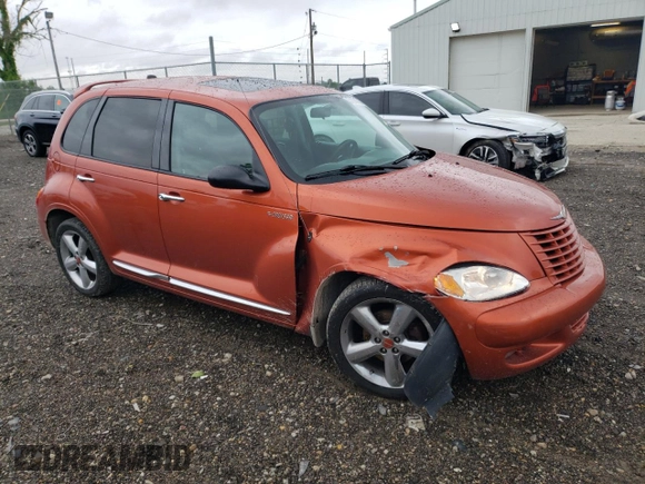 2003 Chrysler PT Cruiser GT with VIN 3C8FY78GX3T601063, listed as a Copart auction lot 57888885 with 77,018 mi miles and Non repairable. Bid and sale history available at DreamBid. Image 4.
