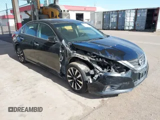 2018 Nissan Altima 2.5 SR with VIN 1N4AL3AP9JC281858, listed as a IAAI auction lot 41430089 with 117,279 mi miles. Bid and sale history available at carsss.com. Image 1.