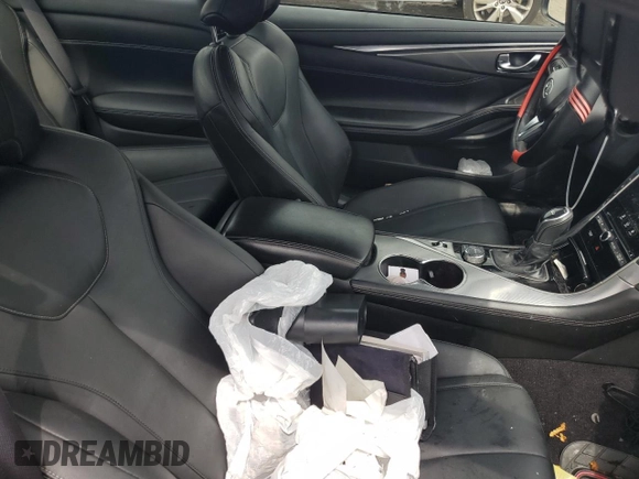 2017 Infiniti Q60 Premium with VIN JN1CV7EL7HM320126, listed as a Copart auction lot 58373345 with 97,122 mi miles and Salvage title. Bid and sale history available at DreamBid. Image 10.