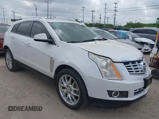 2014 Cadillac SRX Premium Collection with VIN 3GYFNDE37ES583389, listed as a IAAI auction lot 42104348 with 152,632 mi miles and . Bid and sale history available at DreamBid. Image 1.
