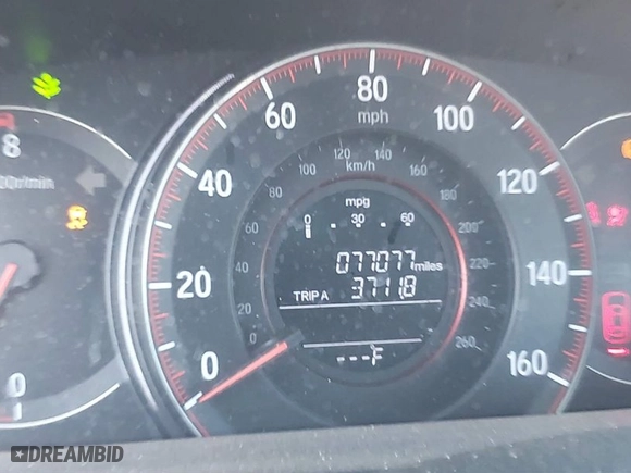 2017 Honda Accord Sedan Sport with VIN 1HGCR2F5XHA278381, listed as a IAAI auction lot 41732084 with 77,077 mi miles. Bid and sale history available at carsss.com. Image 14.