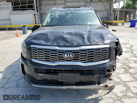 2021 Kia Telluride EX z VIN 5XYP34HC1MG117517, wystawiony jako Copart lot #51983995 z przebiegiem Nie podano mil oraz Szkoda całkowita • Salvage title. Historia ofert i sprzedaży dostępna na DreamBid. Obrazek 5.