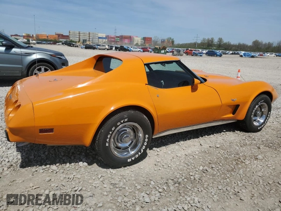 1977 Chevrolet Corvette with VIN 1Z37X7S446784, listed as a Copart auction lot 54176595 with 53,535 mi miles and Clean title. Bid and sale history available at DreamBid. Image 3.
